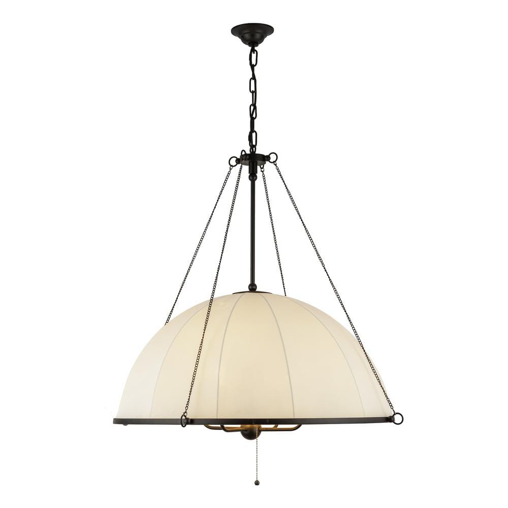 BALANSA × ALWAYTH Myloadsarelight ALORA MOOD Crosby 33 in. 4 Light 60-Watt Matte Black