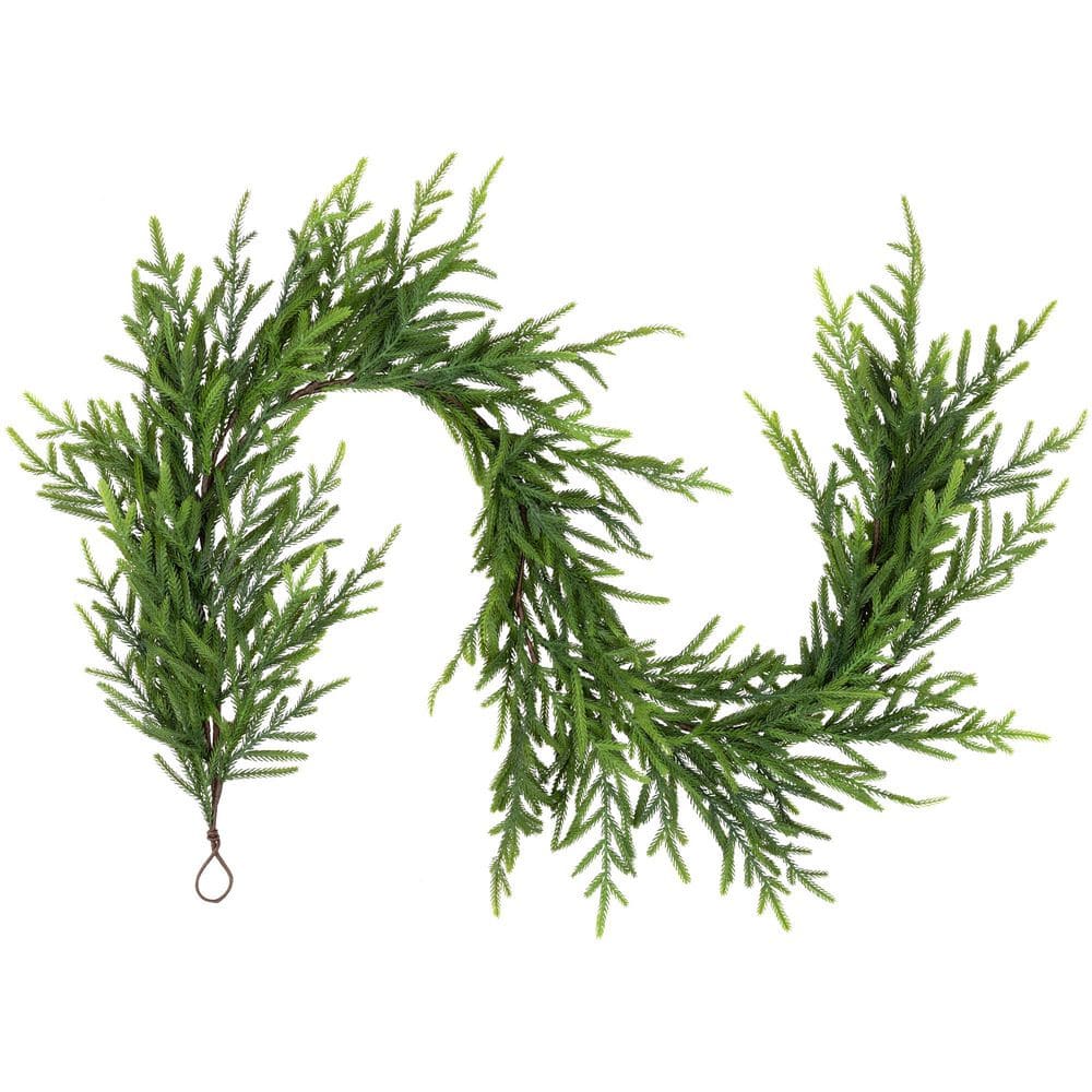 "Norfolk Pine Artificial Christmas Garland - 6' x 10"" - Unlit" price history on PriceWatchPro