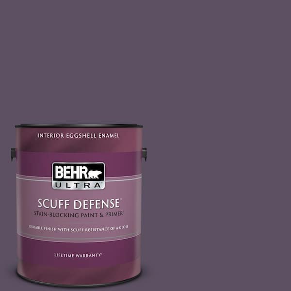 BEHR ULTRA 1 gal. #660F-7 Napa Grape Extra Durable Eggshell Enamel Interior Paint & Primer