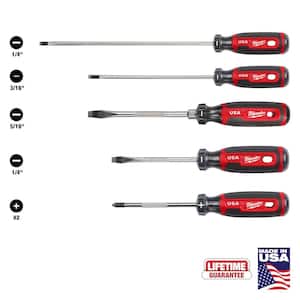 Screwdriver Kit with Cushion Grip (5-Piece)