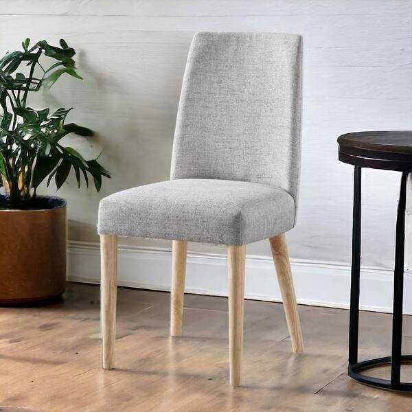 HomeRoots Gray Parsons Chair Set of 1