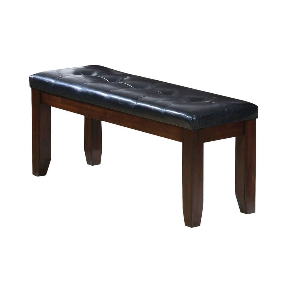 Acme Furniture Urbana Black Bench Upholstered 20 X 16 X 48 04625 The   Black Acme Furniture Bedroom Benches 04625 64 1000 