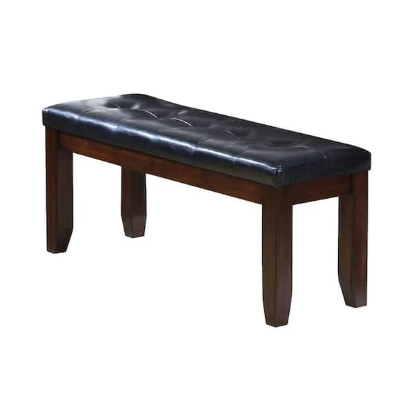 Acme Furniture Urbana Black Bench Upholstered 20 x 16 x 48
