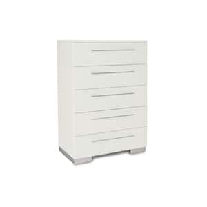 New Classic Furniture Sapphire White 5-drawer 35 in. Chest