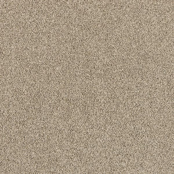 Home Decorators Collection Tailored Trends III Delicate Gray 58 oz. Polyester Textured Carpet - Installation Required