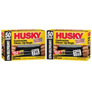 Husky 42 Gal. Heavy Duty Clean-Up Bags (32-Count) HK42WC032B - The Home  Depot