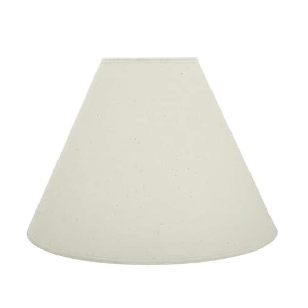 16 in. x 12 in. Ivory Hardback Empire Lamp Shade