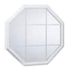 TAFCO WINDOWS 31.5 In. X 31.5 In. Fixed Octagon Geometric Vinyl Window ...