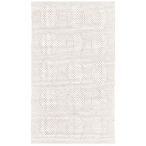 Marbella Beige 4 ft. x 6 ft. Abstract Geometric Area Rug