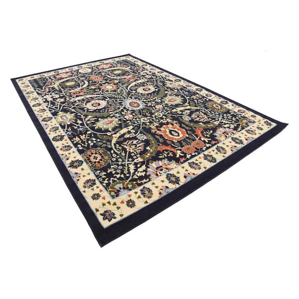 Espahan Cape Cod Navy Blue 7' 0 x 10' 0 Area Rug