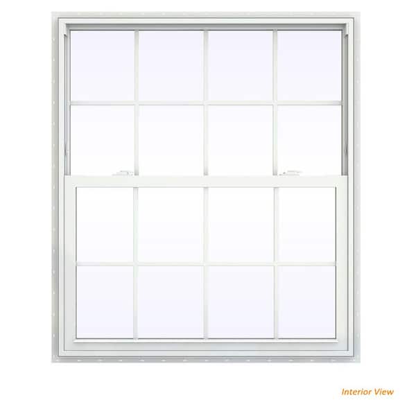 JELD-WEN 41.5 in. x 47.5 in. V-2500 Series White Vinyl