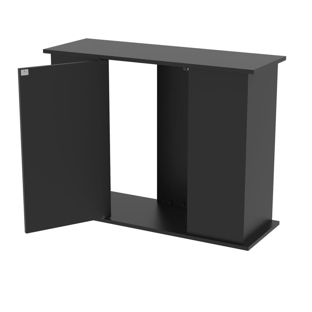 Black MDF Aquarium Stand with Center Panel Door