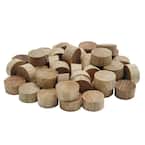 1/2 in. Flat Head Oak Plugs
