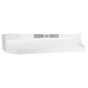 RL6200 Series 24 in. Ductless Under Cabinet Range Hood with Light in White