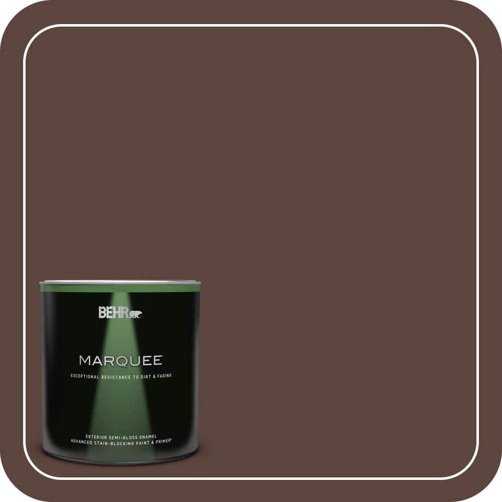 1 qt. #T15-5 Heritage Oak Semi-Gloss Enamel Exterior Paint & Primer product image for price tracking