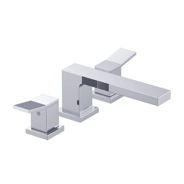 Gerber Avian 2-Handle Deck-Mount Roman Tub Trim Kit in Chrome (Valve Not Included)