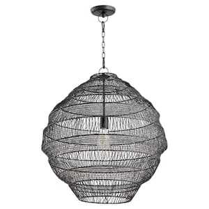 Marley 23 in. 1-Light Pendant - Charcoal