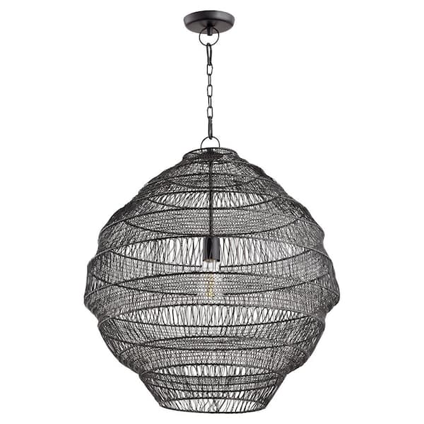 Marley 23 in. 1-Light Pendant - Charcoal