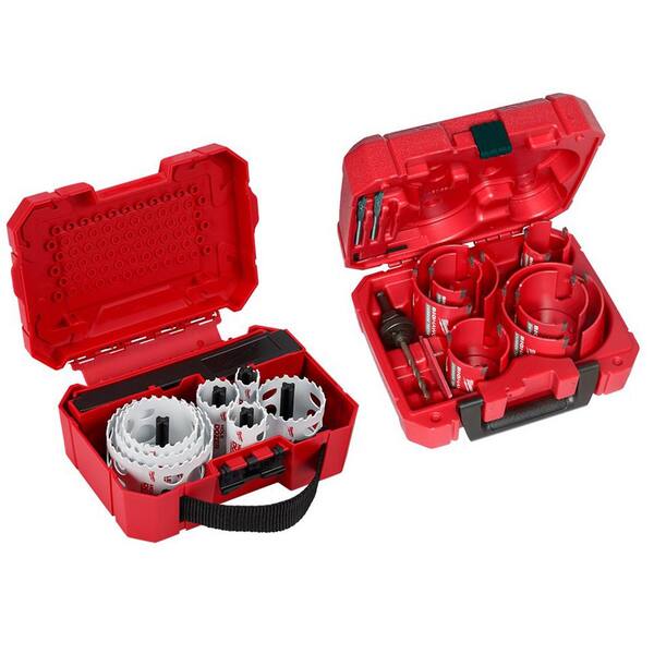 Milwaukee Hole Dozer General Purpose Bi-Metal and Big Hawg Carbide Hole Saw Set (23-Piece)