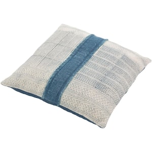 Culpeper Navy Solid Polyester 30 In. x 30 In. Throw Pillow