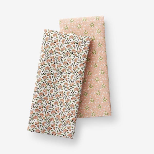 Company Cotton Mix & Match Floral Clay Cotton Tea Towel (Set of 1)