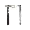 Stiletto Drywall Axe Fiberglass Hammer with 13 in. Handle with 12 in. Titanium Clawbar Nail Puller with Dimpler DRYAXE9-F-TICLW12