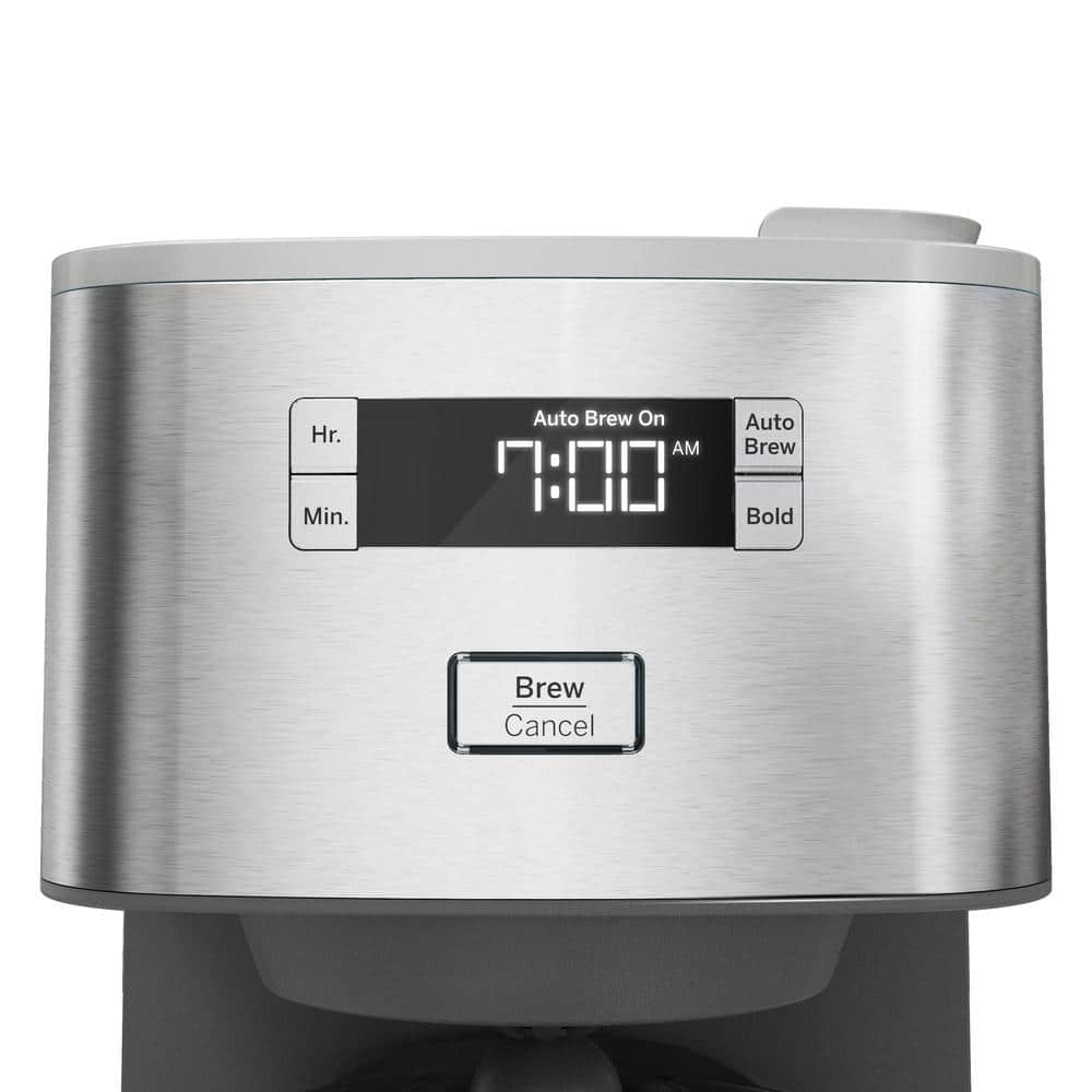 Stainless Steel 10-Cup Programmable Drip Coffee Maker with Thermal Carafe