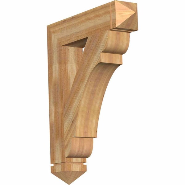 Ekena Millwork 6 in. x 38 in. x 30 in. Western Red Cedar Olympic Arts and Crafts Rough Sawn