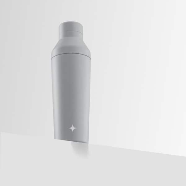 JoyJolt Vacuum Insulated 20-oz Cocktail Protein Shaker ,Grey