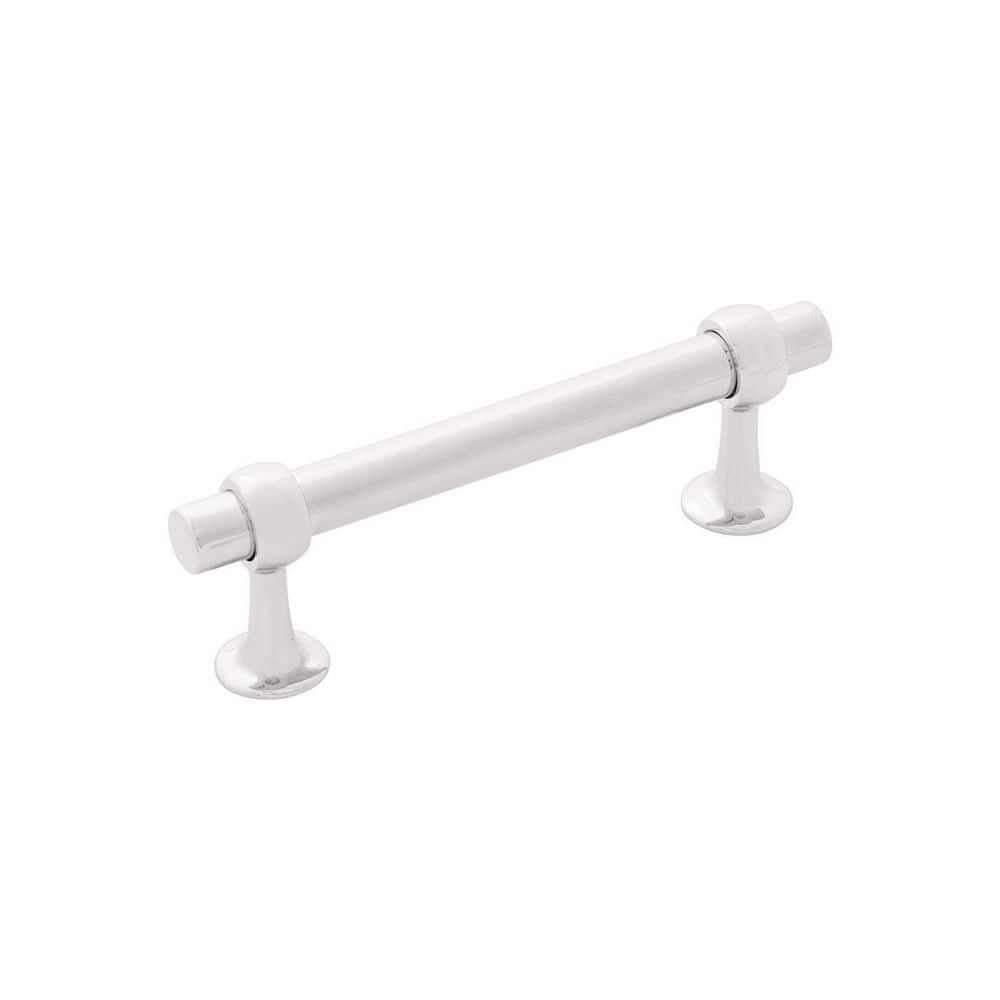 Ostia Collection Pull 3-3/4 in. (96 mm) Center to Center Polished Chrome Bar Cabinet Pull price history on PriceWatchPro
