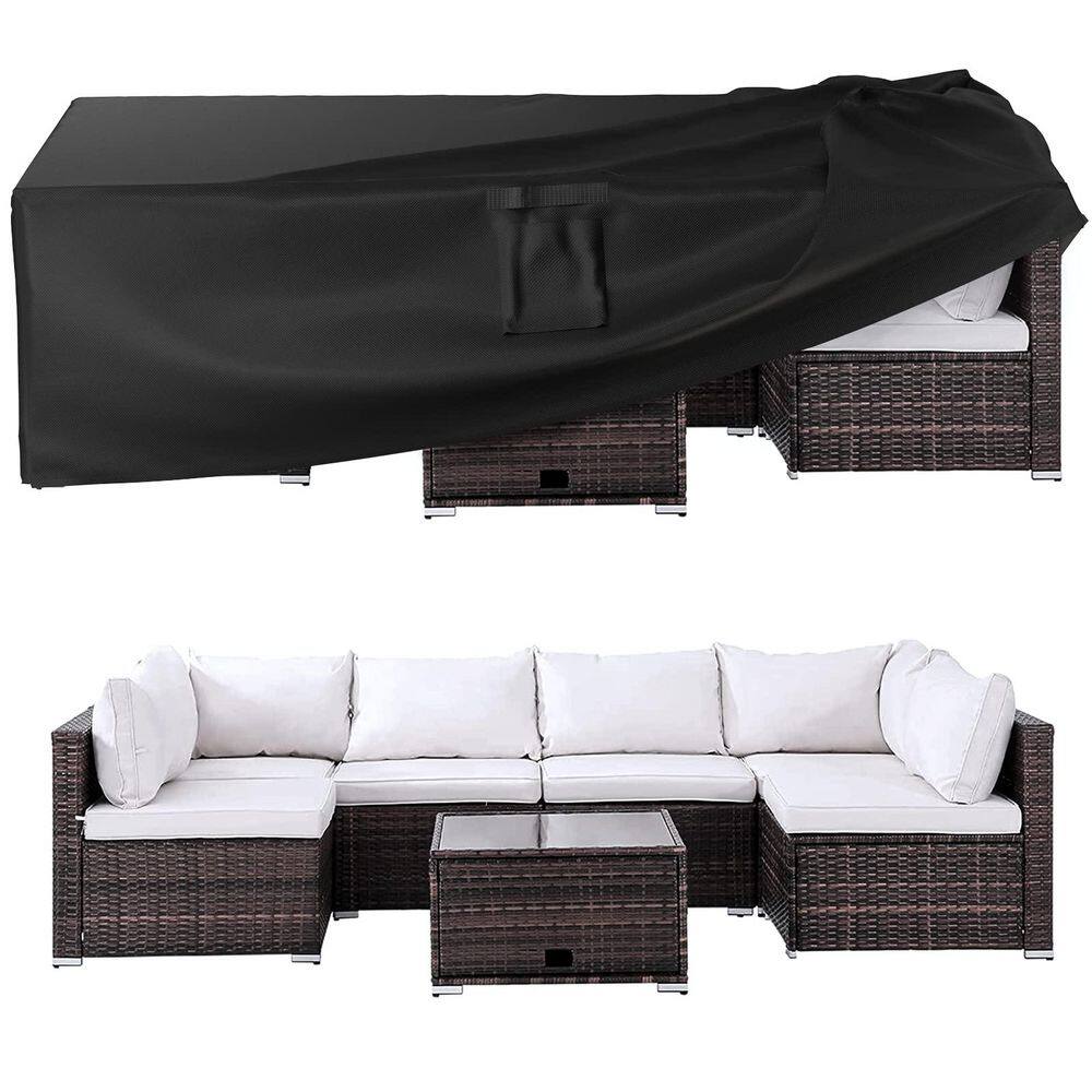 74 in. W x 47 in. D Patio Furniture Cover, Waterproof, Weather Resistant, Outside Table & Chair Cover, Heavy Duty 600D price history on PriceWatchPro