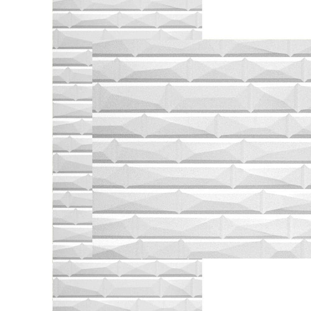 Vista Gloss White 4ft x 8ft 3D Textured PVC Wall Panels