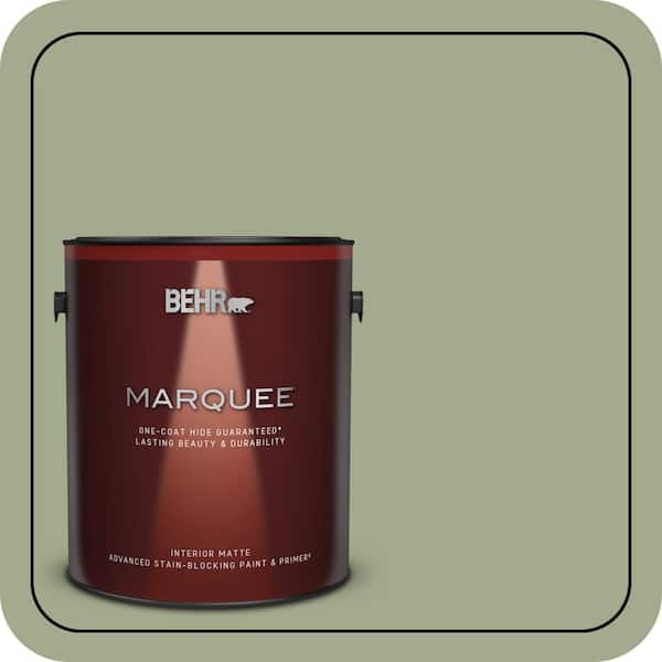 BEHR MARQUEE 1 gal. #420F-4 Sagey Matte Interior Paint & Primer