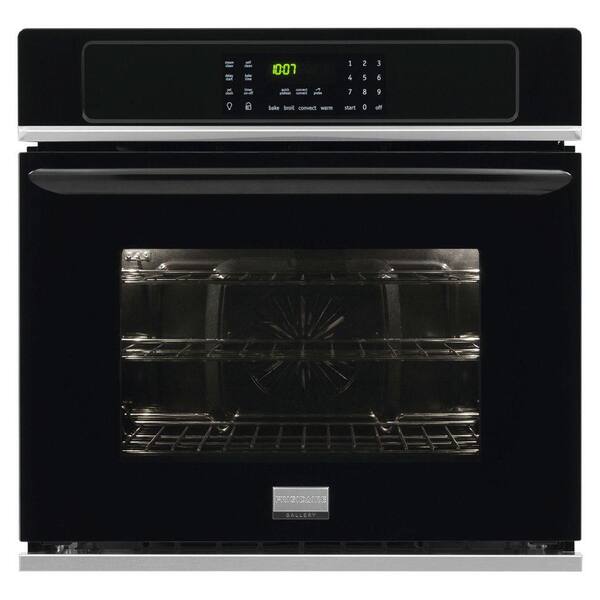 Frigidaire 30 in. Single Electric Wall Oven Self-Cleaning with Convection in Black