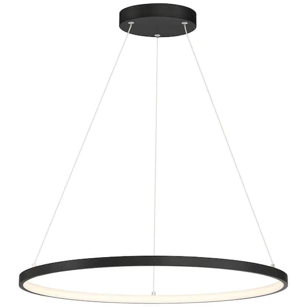 Access Lighting Integrated LED Matte Black Pendant