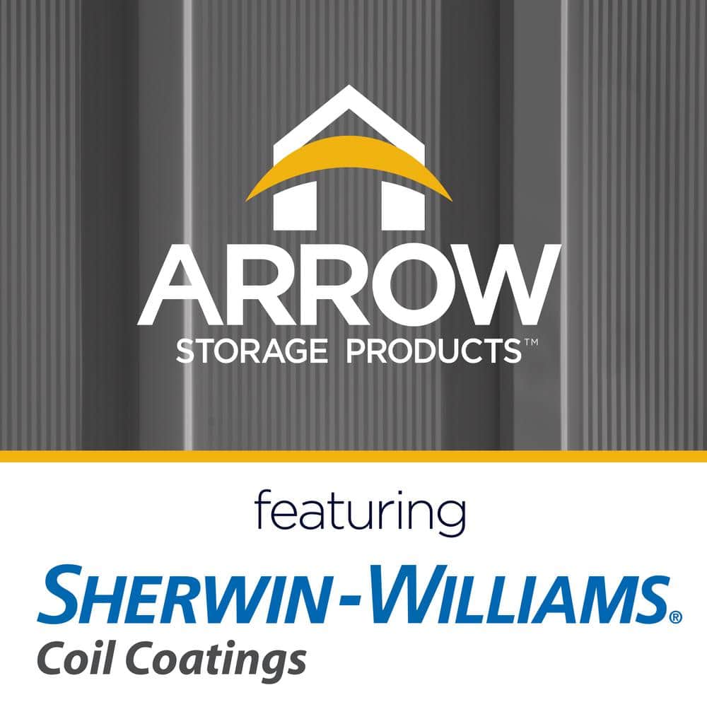 Charcoal Gray 14' x 12' Steel Storage Shed