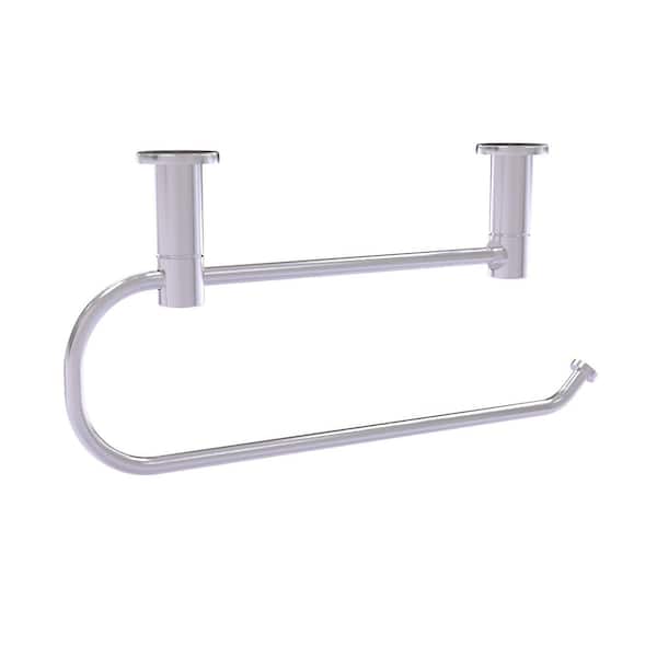 Allied Brass Fresno Collection Under Cabinet Paper Towel Holder in Satin Chrome