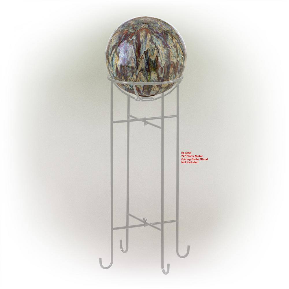 Multi-Color Ceramic Glazed 10" Garden Gazing Globe