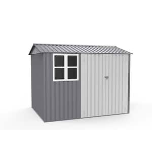 6 ft. x 8 ft. Metal Storage Shed Large Tool Sheds with Window, 49.75 sq. ft.