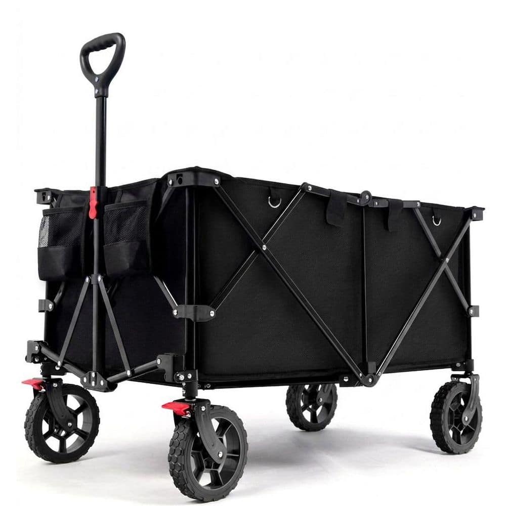 7 cu. ft. 330 lbs Capacity Oxford Fabric Garden Cart with All-Terrain Wheels, Extra Large Collapsible Utility Beach Cart price history on PriceWatchPro