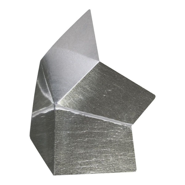 Gibraltar Building Products 4 in. x 4 in. x 8 in. Galvanized Steel Kickout Flashing