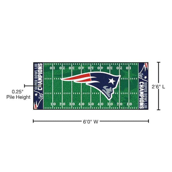 FANMATS Philadelphia Eagles Super Bowl LII Champions Green 2.5 ft. x 6 ft.  Field Runner Rug 14523 - The Home Depot