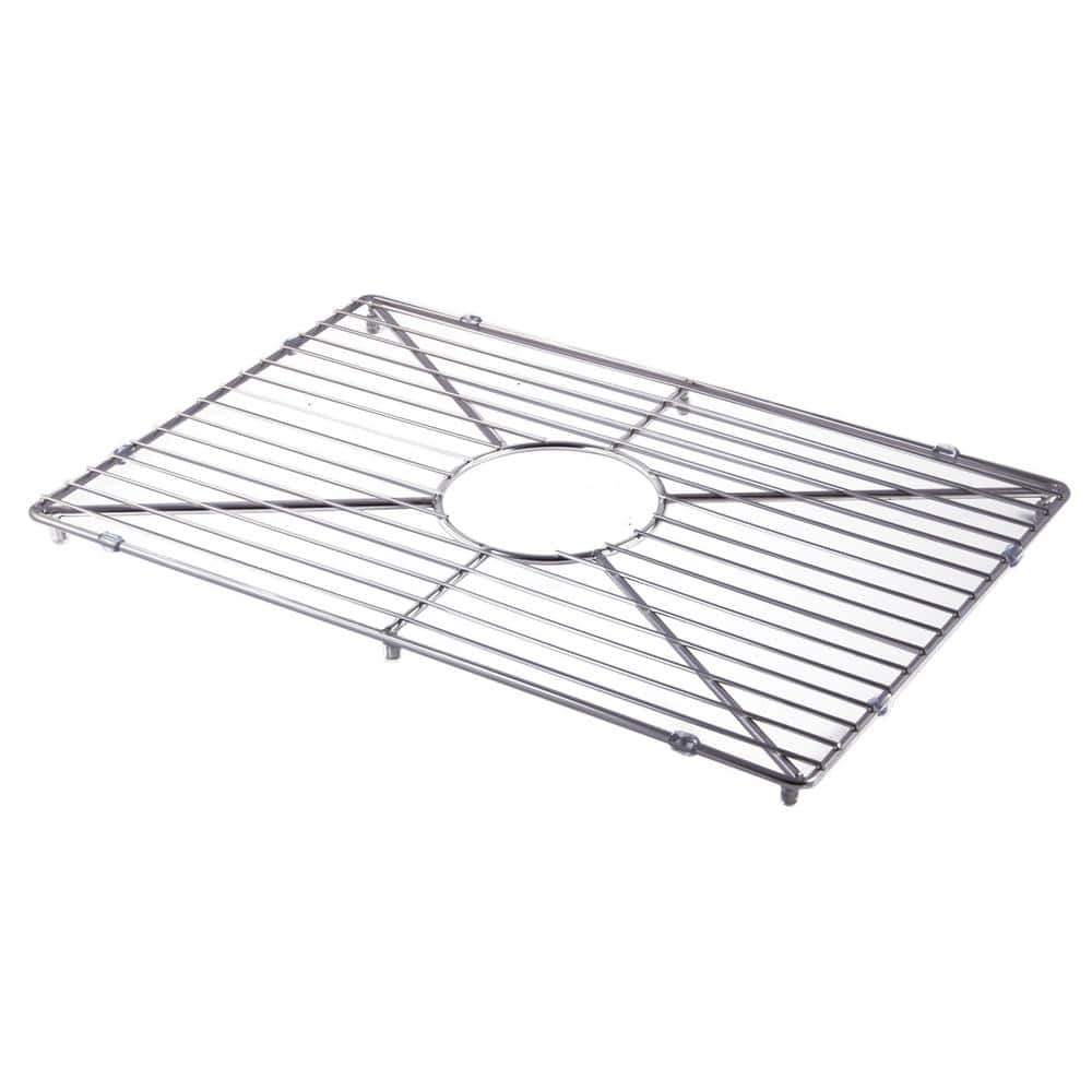 Stainless Steel Kitchen Sink Grid with Center Crossbar