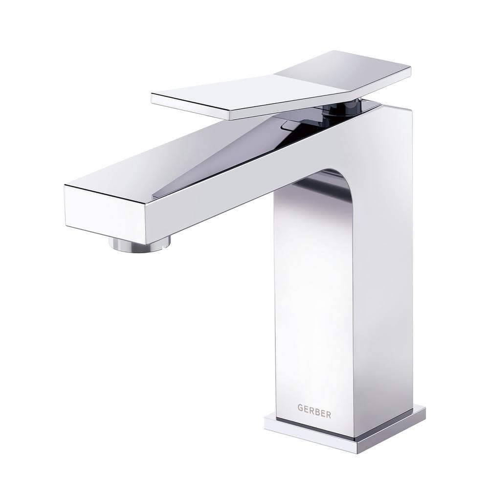 Avian Chrome Single-Handle Monoblock Bathroom Faucet