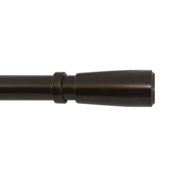 Home Decorators Collection 1 in. Dia ABS Curtain Drapery Modern Finial in Oil Rubbed Bronze