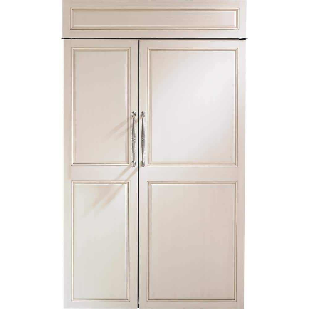 48 in. 29.6 cu. ft. Smart Built-in Side-by-Side Refrigerator in Panel Ready