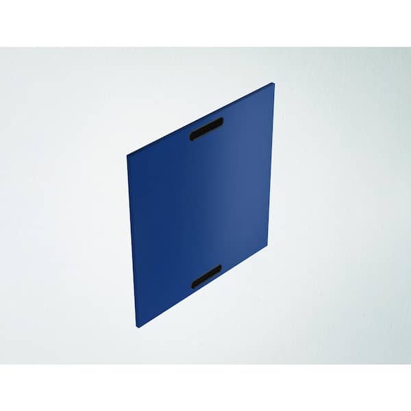 WeatherStrong Miami Reef Blue High Density Polythylene 0.63 in. x 22.5 in. x 30 in. Outdoor Kitchen Cabinet Base End Panel
