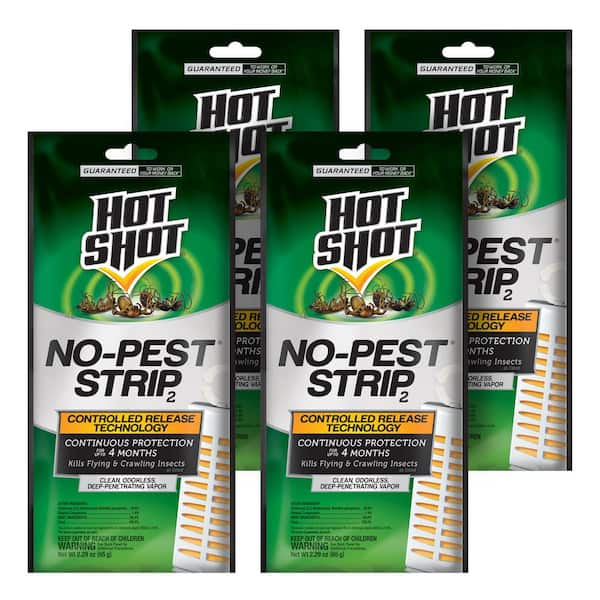 2.29 oz. No-Pest Strip Flying and Crawling Insect Killer (4-Pack)