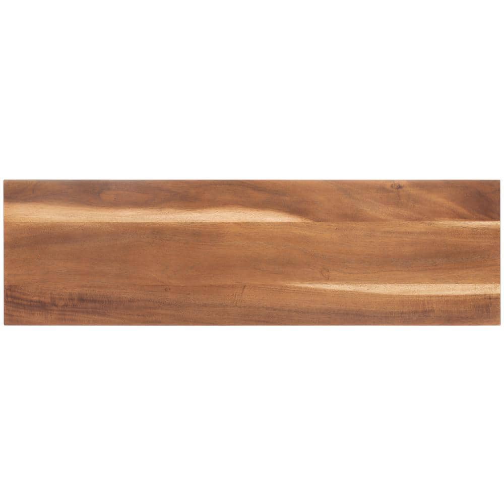 Cricket Retro Chic Open Shelf Mahogany Media Stand - Natural Acacia