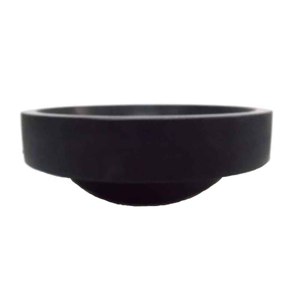 Eden 17'' Black Lava Stone Undermount Circular Sink